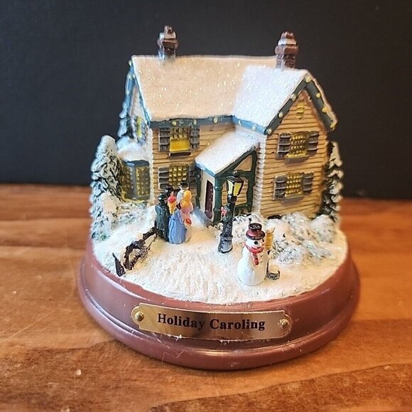 Hawthorne‎ Village Holiday Caroling Thomas Kinkade Season of Enchantment EUC - Picture 1 of 11